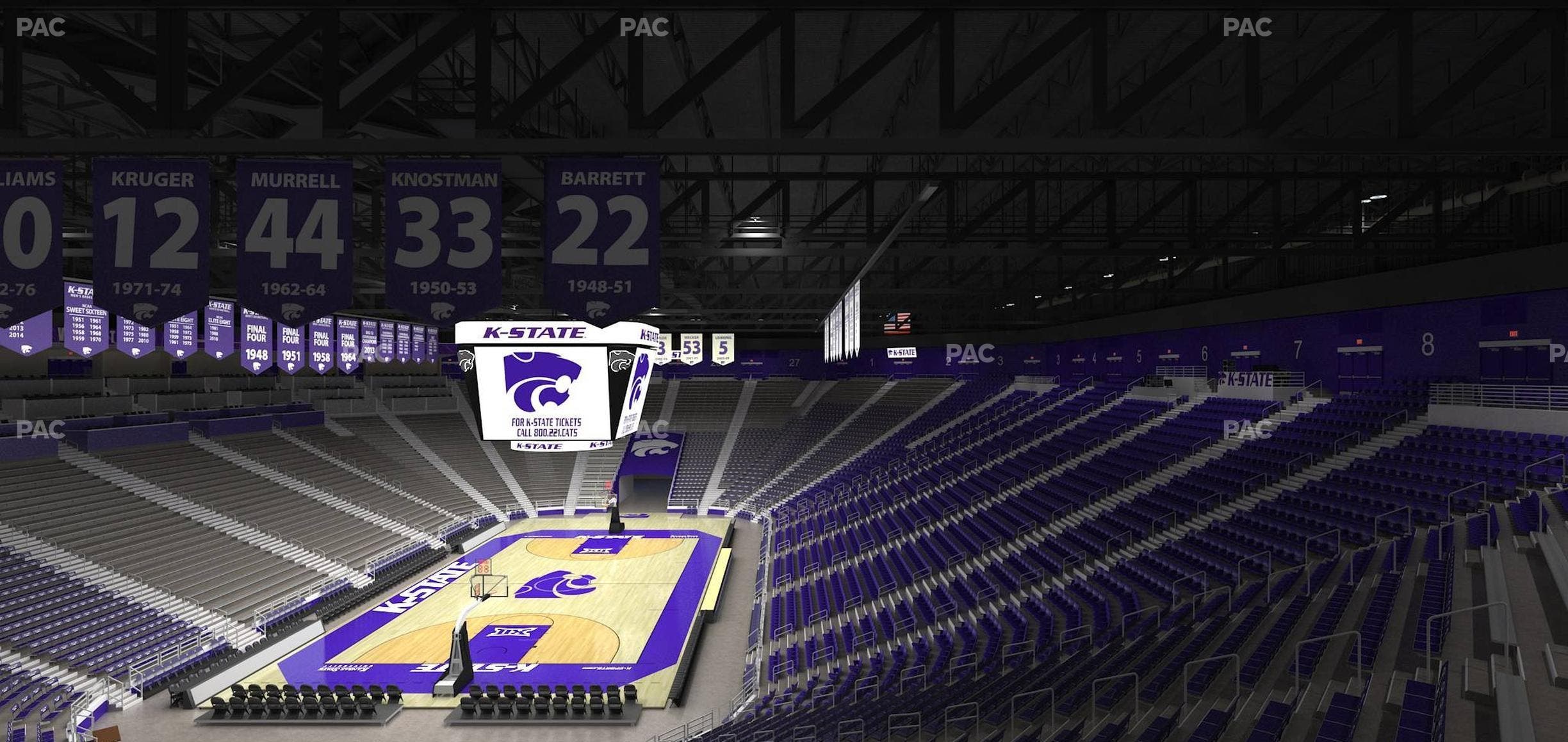 Bramlage Coliseum - Section 12 Seat View