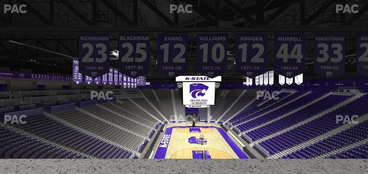 Bramlage Coliseum - Section 14 Seat View