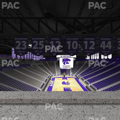 Bramlage Coliseum - Section 14 Seat View