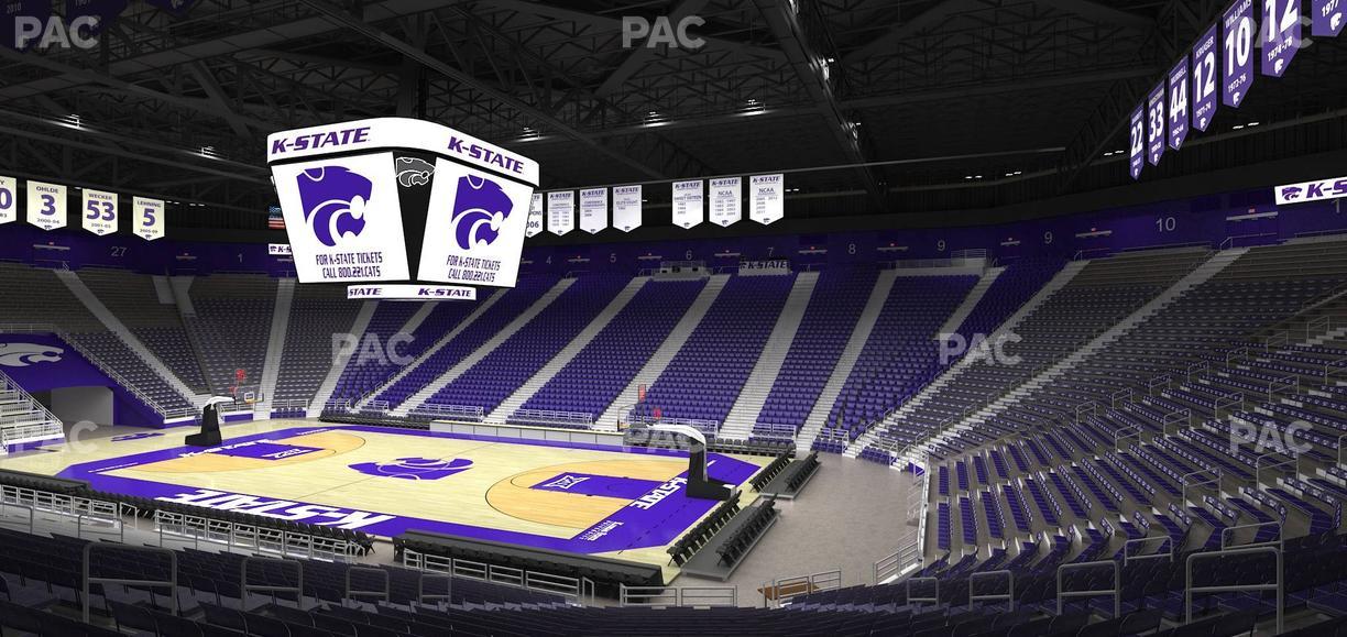 Bramlage Coliseum - Section 17 Seat View