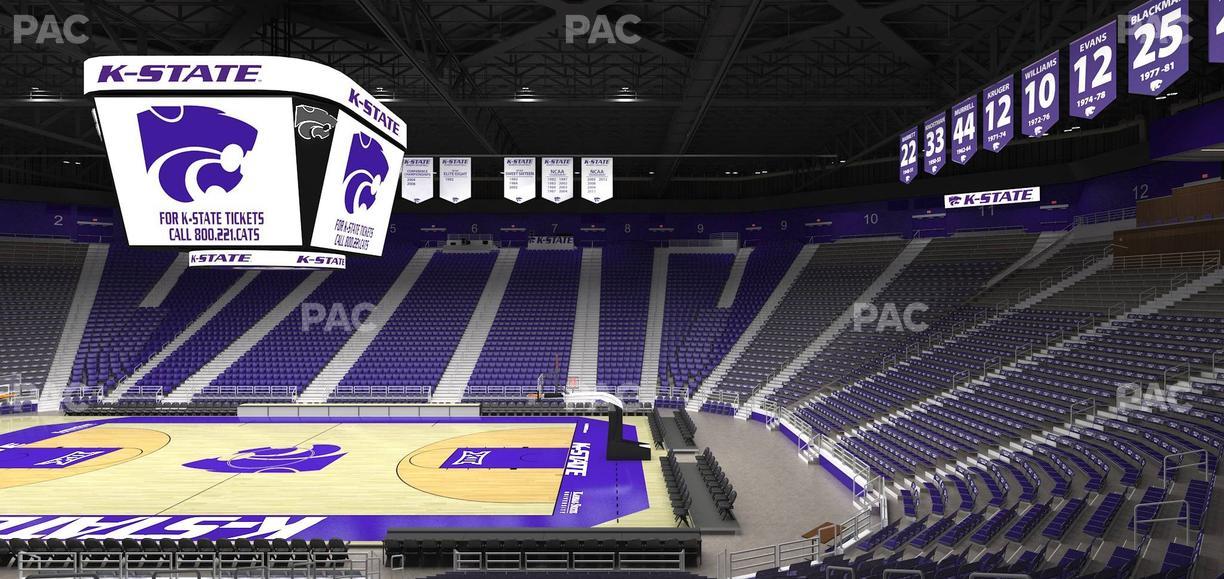Bramlage Coliseum - Section 18 Seat View