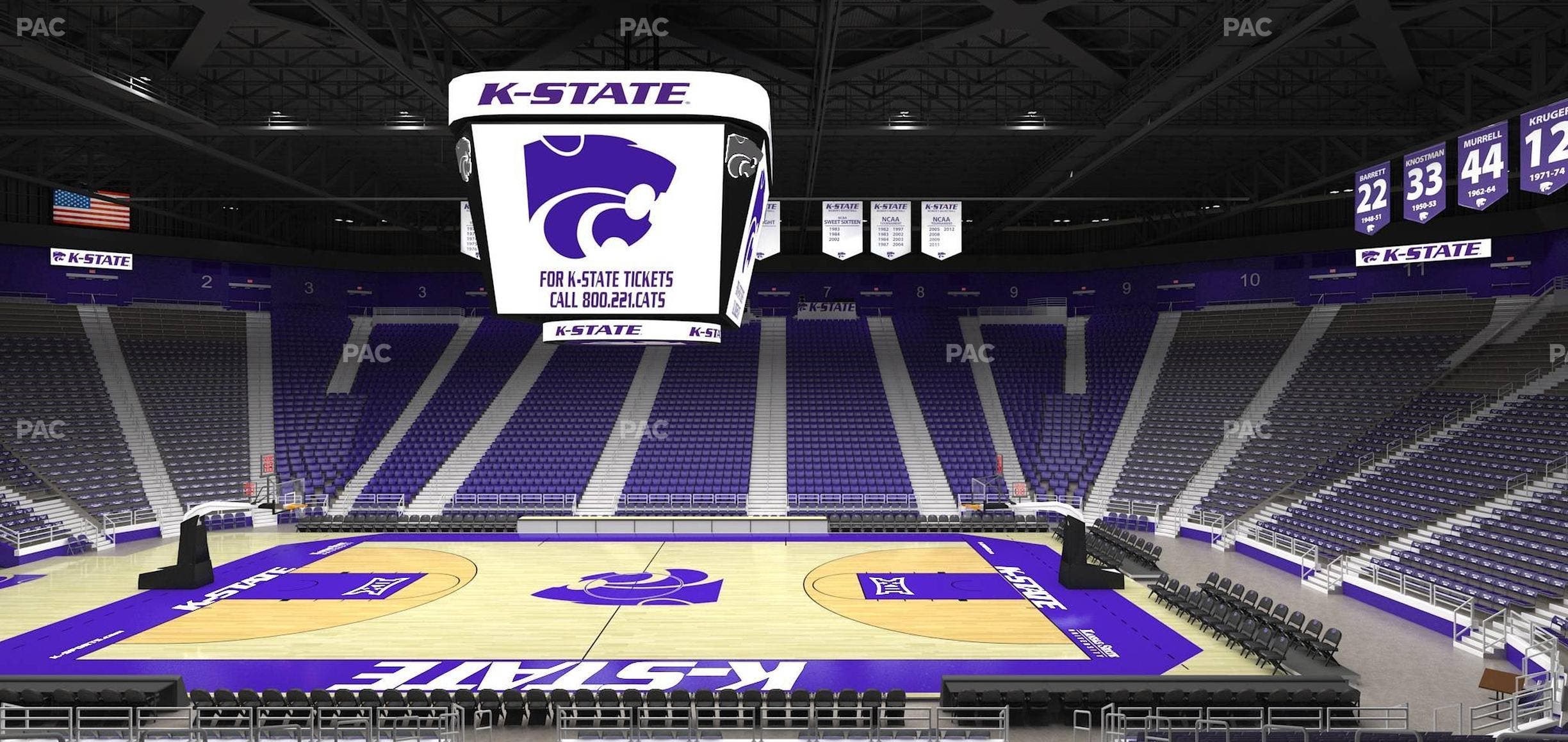 Bramlage Coliseum - Section 19 Seat View
