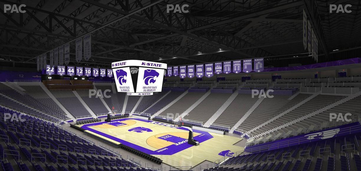 Bramlage Coliseum - Section 2 Seat View