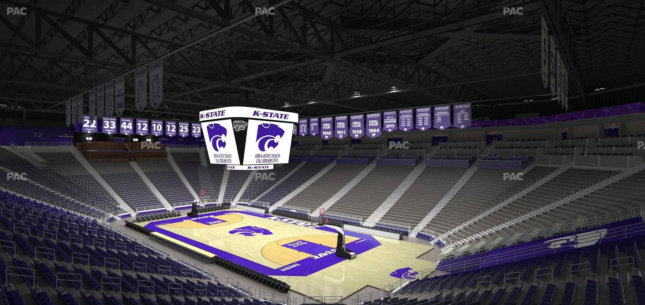 Bramlage Coliseum - Section 2 Seat View