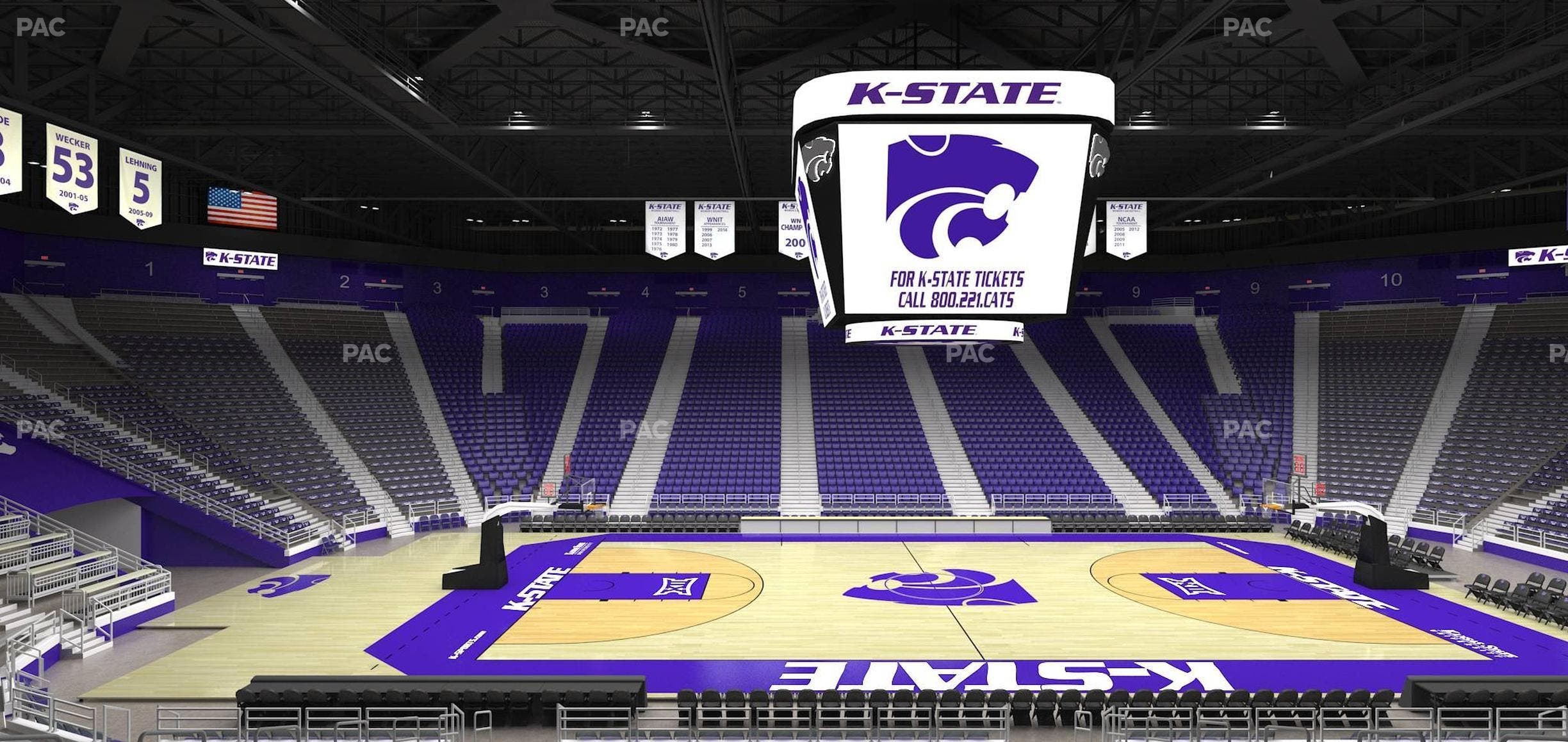 Bramlage Coliseum - Section 20 Seat View