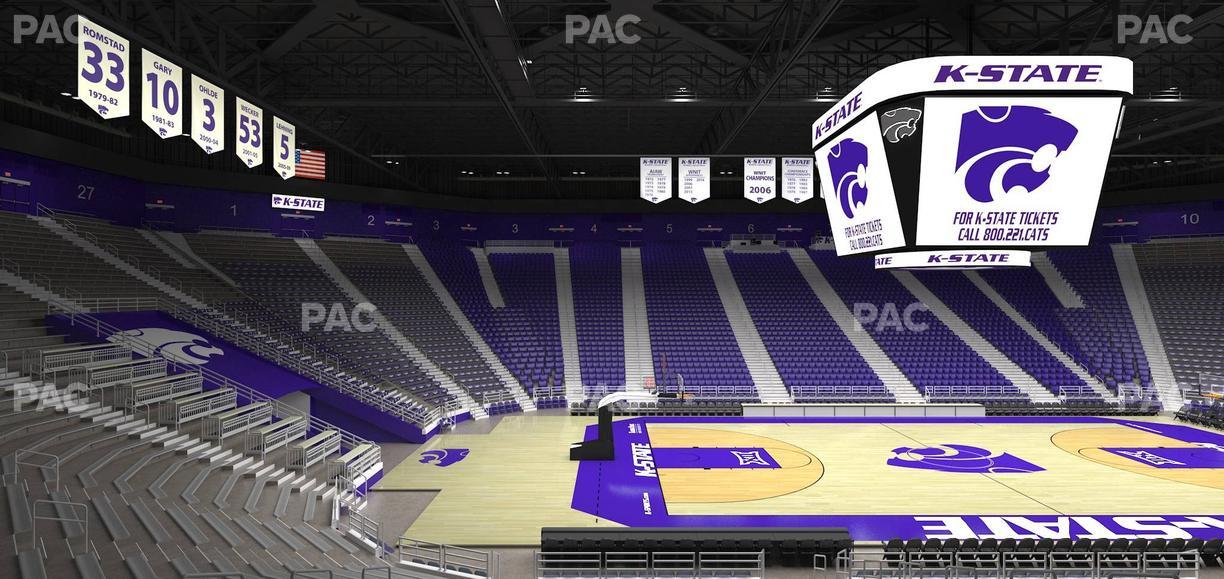 Bramlage Coliseum - Section 21 Seat View