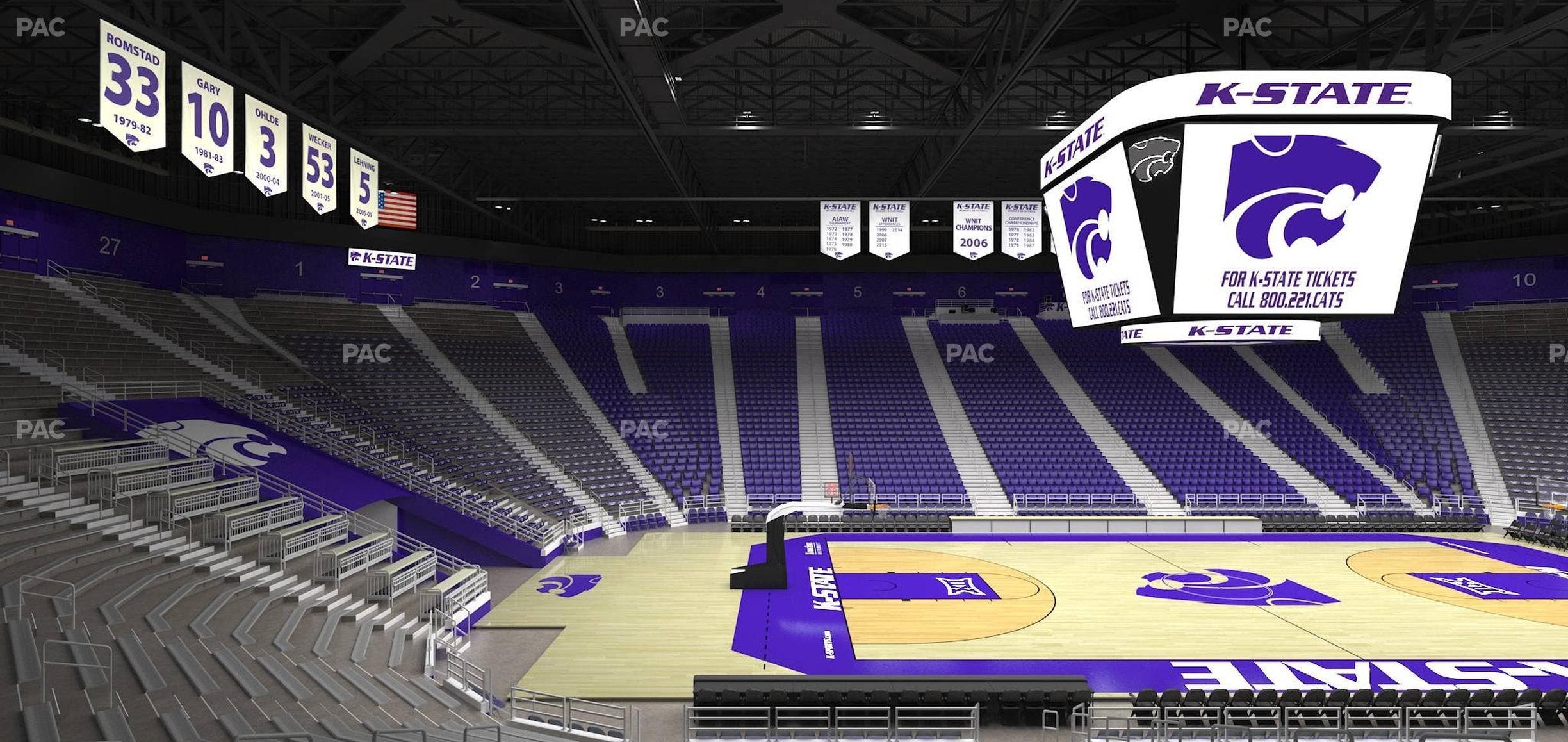 Bramlage Coliseum - Section 21 Seat View