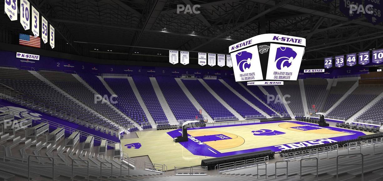 Bramlage Coliseum - Section 22 Seat View