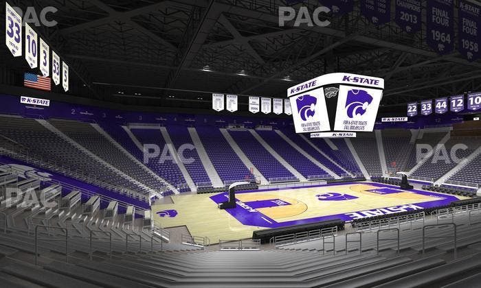 Bramlage Coliseum - Section 22 Seat View