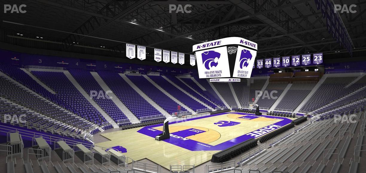 Bramlage Coliseum - Section 23 Seat View