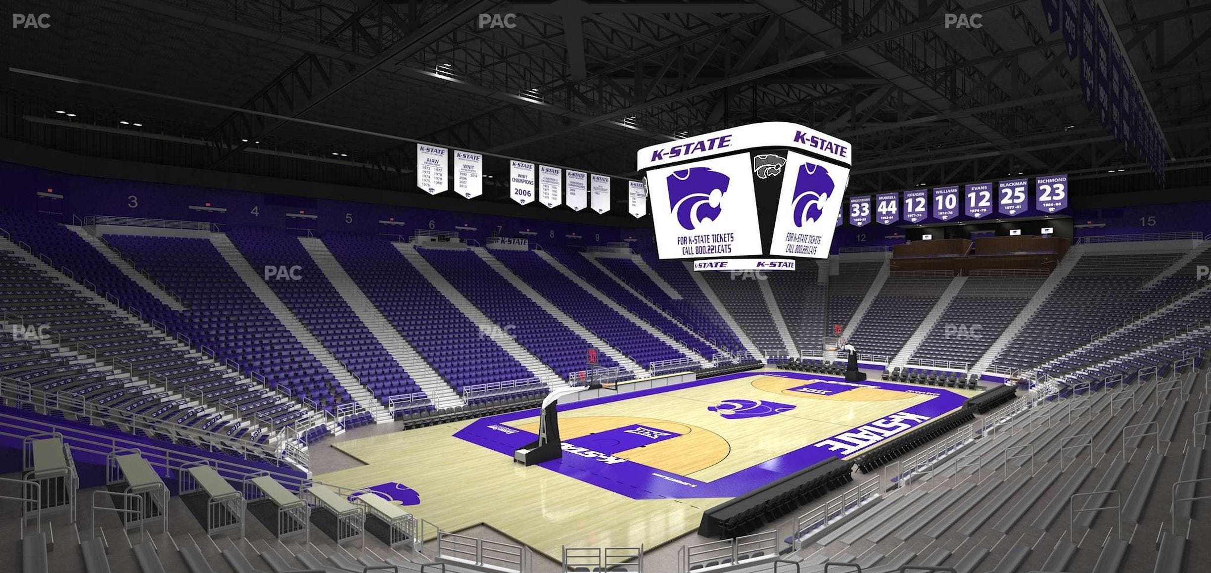 Bramlage Coliseum - Section 23 Seat View
