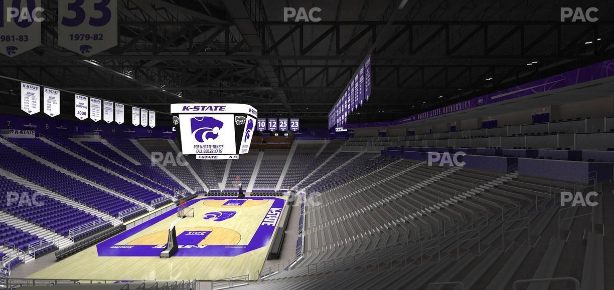 Bramlage Coliseum - Section 24 Seat View