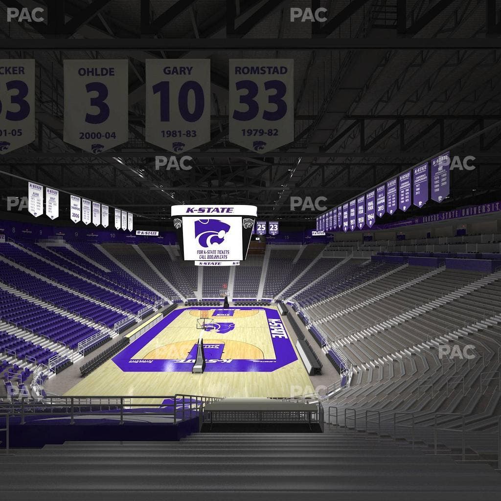 Bramlage Coliseum - Section 25 Seat View