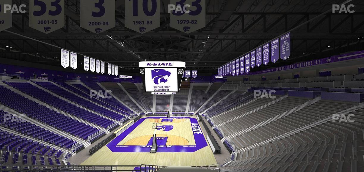 Bramlage Coliseum - Section 25 Seat View