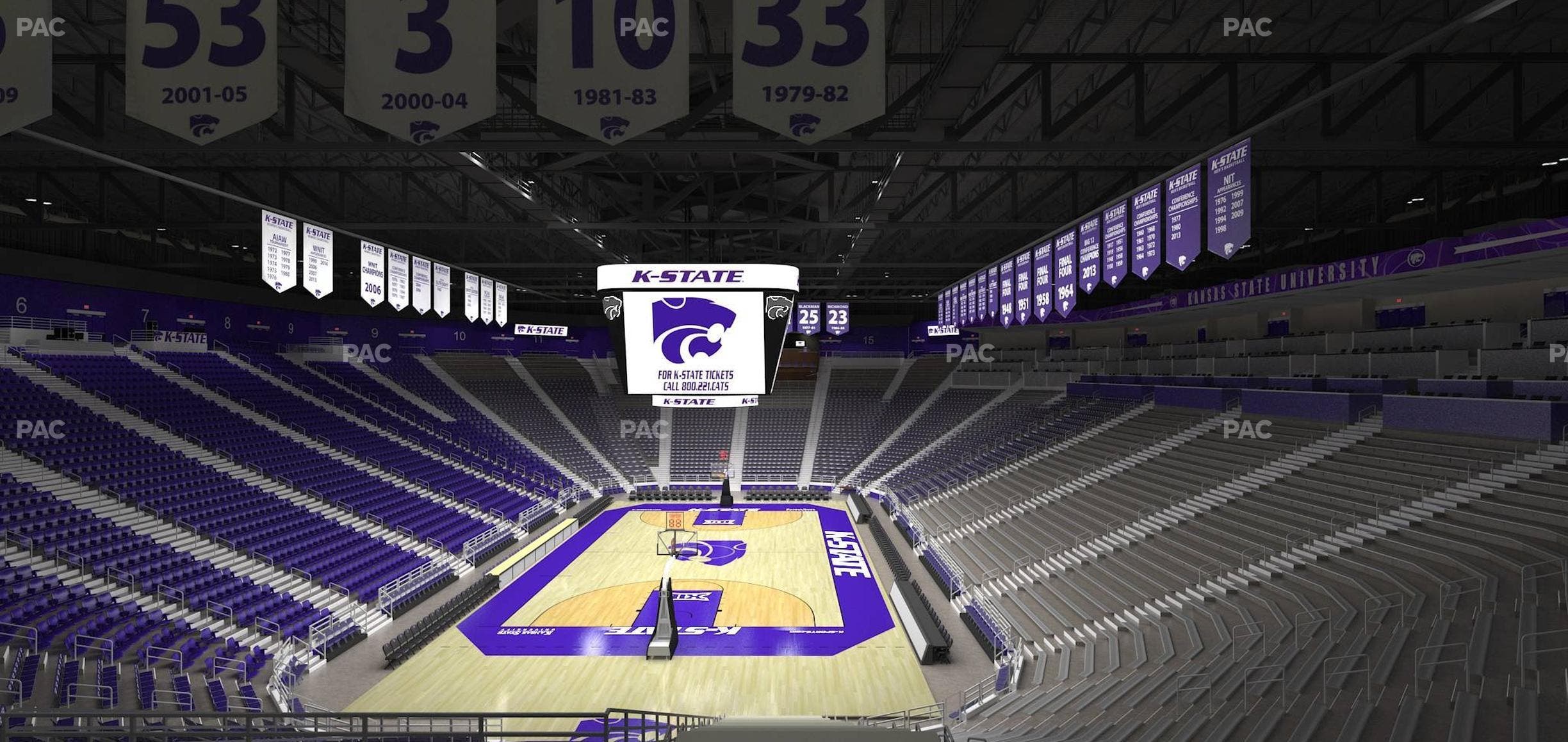 Bramlage Coliseum - Section 25 Seat View