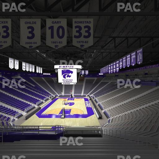 Bramlage Coliseum - Section 25 Seat View
