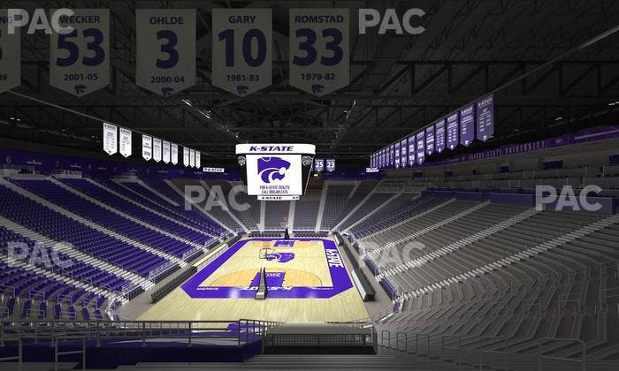 Bramlage Coliseum - Section 25 Seat View