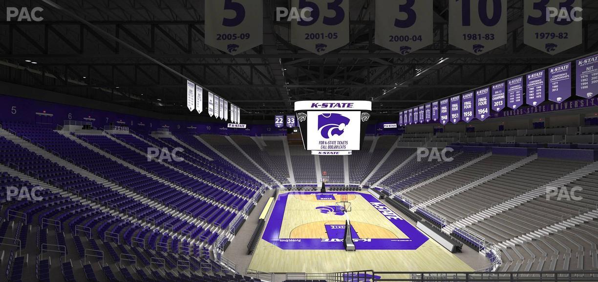 Bramlage Coliseum - Section 26 Seat View