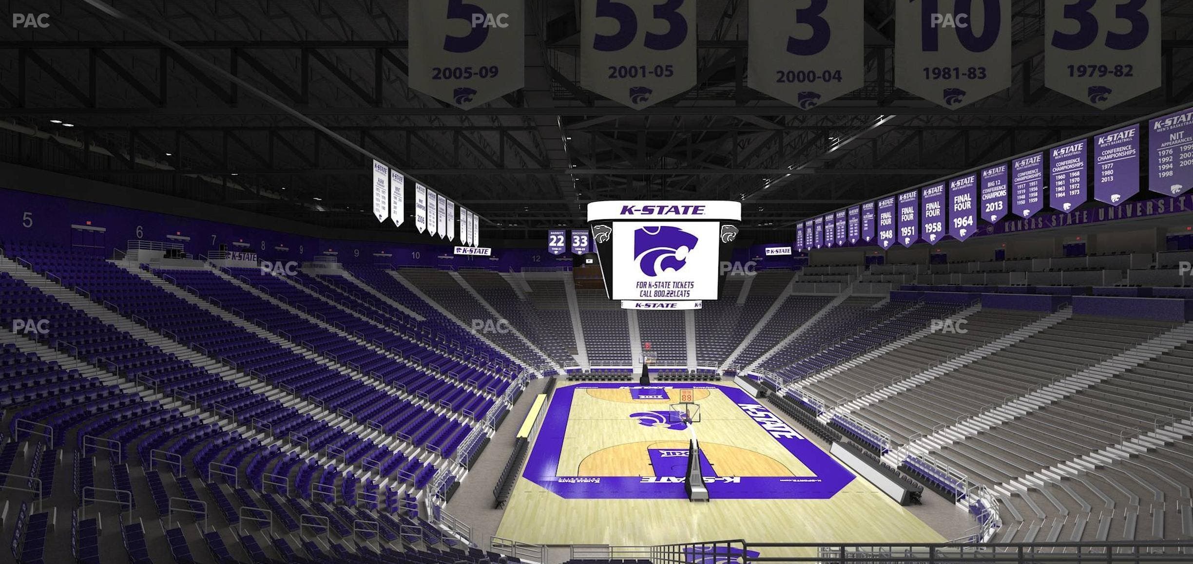 Bramlage Coliseum - Section 26 Seat View