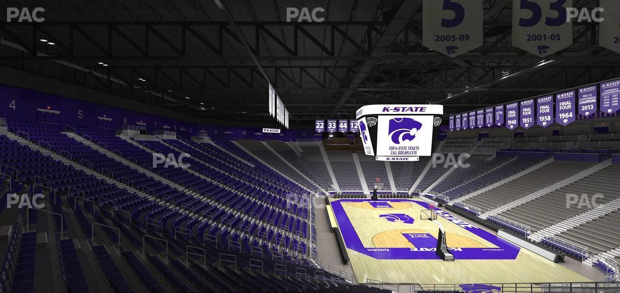 Bramlage Coliseum - Section 27 Seat View