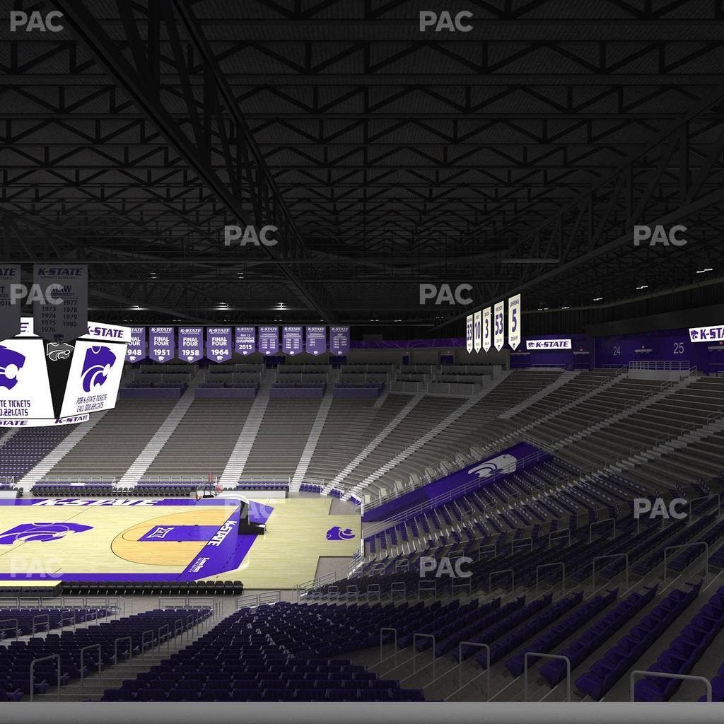 Bramlage Coliseum - Section 3 Seat View