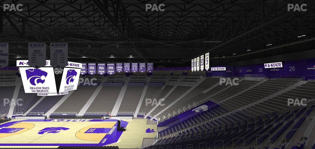 Bramlage Coliseum - Section 3 Seat View