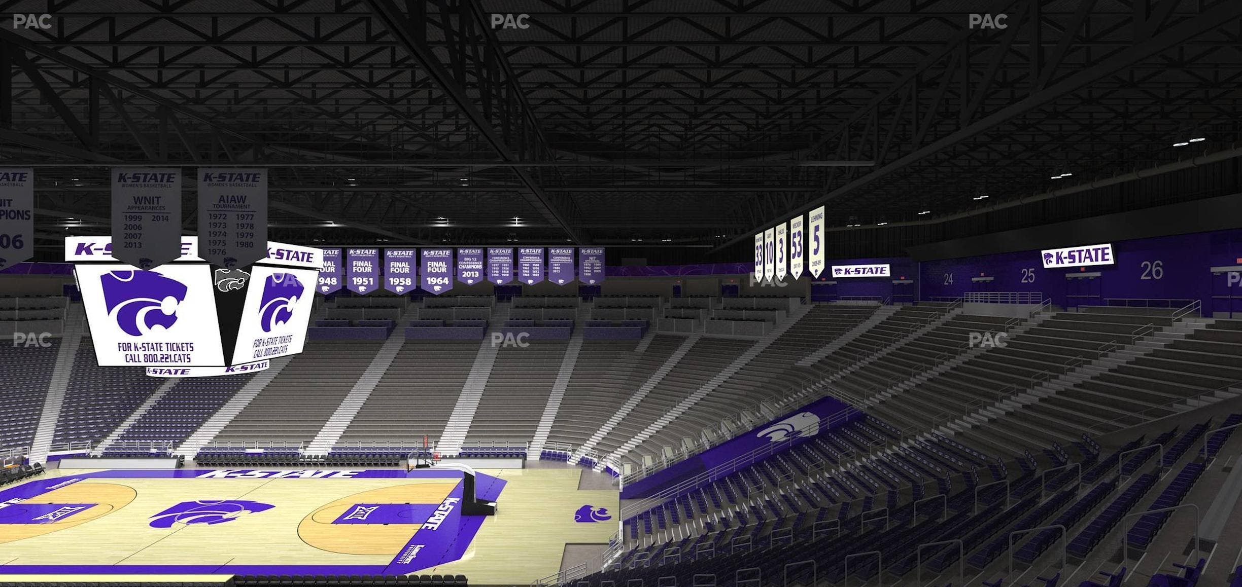 Bramlage Coliseum - Section 3 Seat View