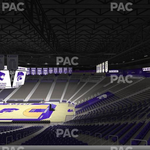 Bramlage Coliseum - Section 3 Seat View