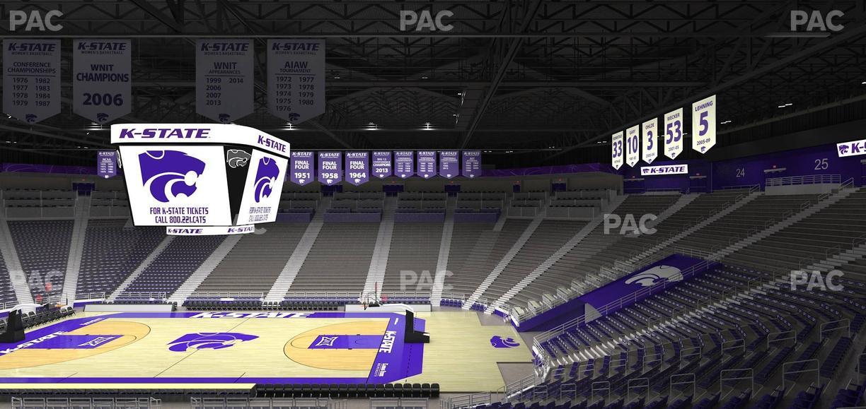 Bramlage Coliseum - Section 4 Seat View