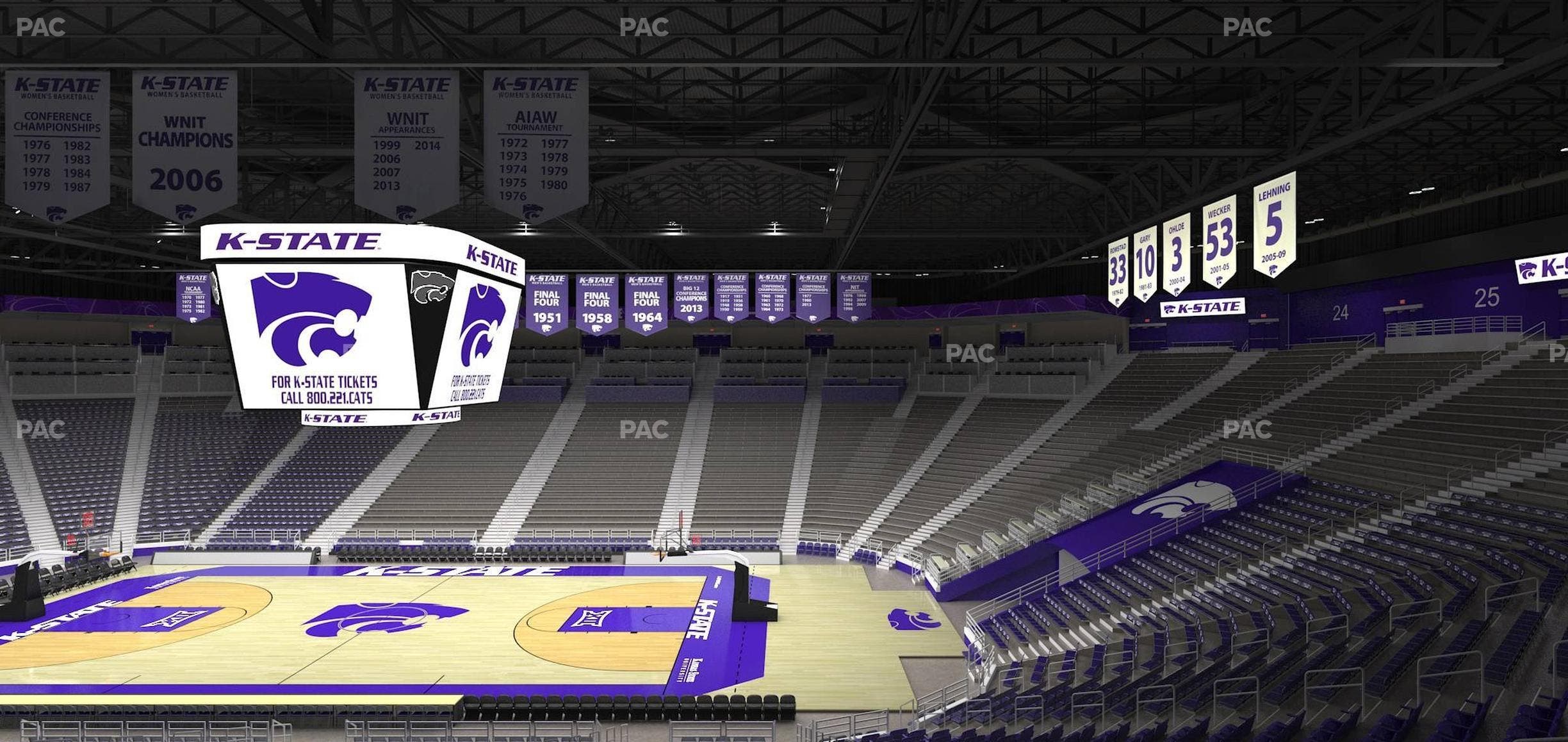 Bramlage Coliseum - Section 4 Seat View