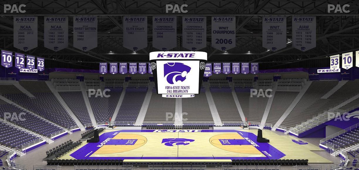 Bramlage Coliseum - Section 6 Seat View