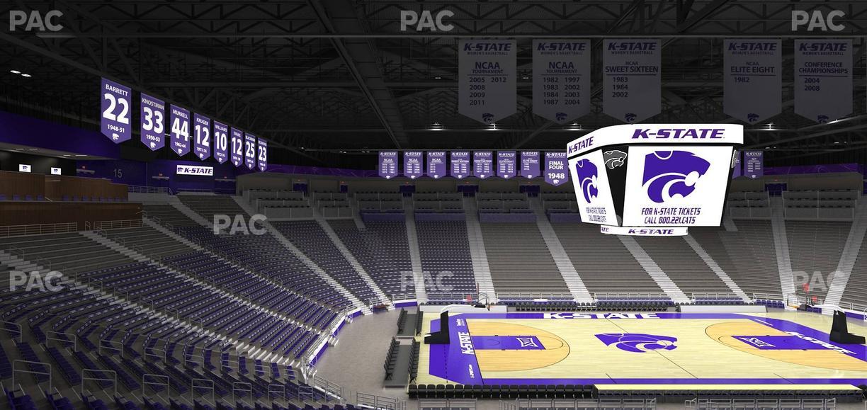 Bramlage Coliseum - Section 8 Seat View