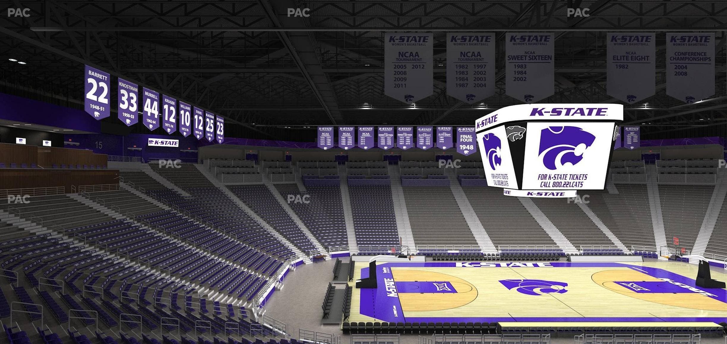Bramlage Coliseum - Section 8 Seat View