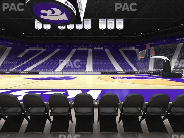 Bramlage Coliseum - Section Courtside 19 F Seat View