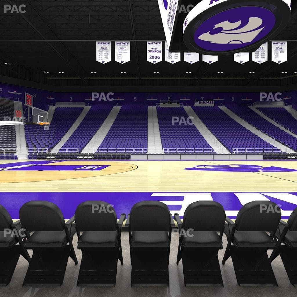 Bramlage Coliseum - Section Courtside 20 F Seat View