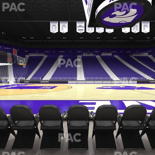 Bramlage Coliseum - Section Courtside 20 F Seat View