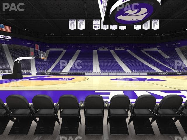Bramlage Coliseum - Section Courtside 20 F Seat View