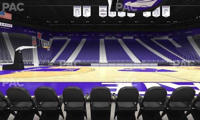 Bramlage Coliseum - Section Courtside 20 F Seat View