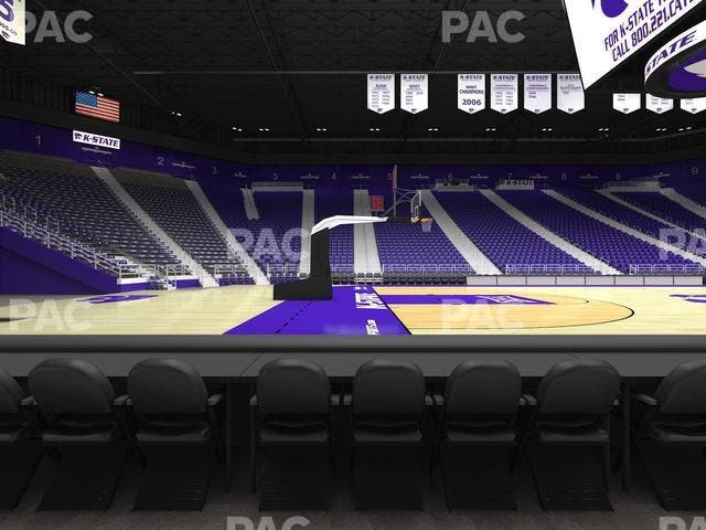 Bramlage Coliseum - Section Courtside 21 F Seat View