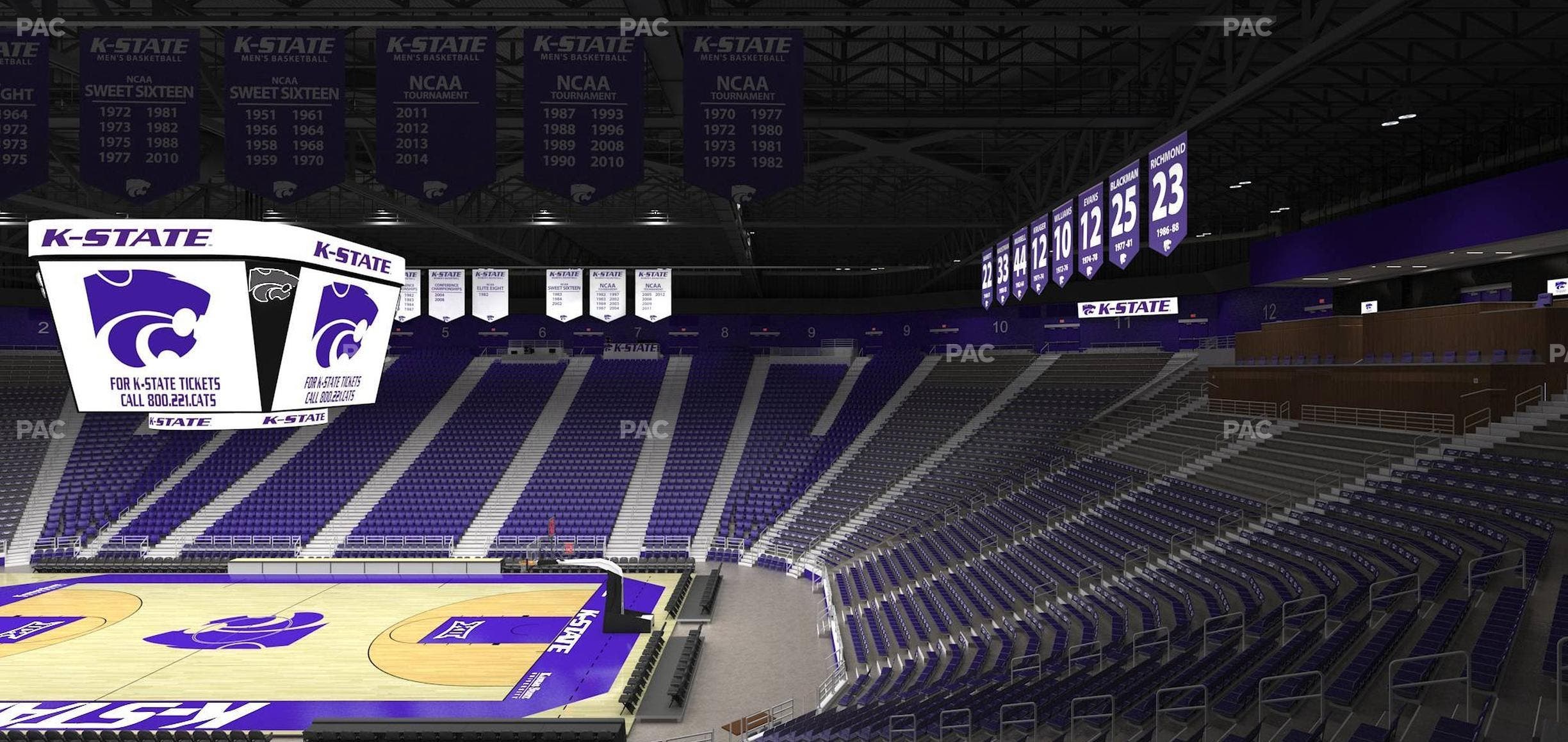 Bramlage Coliseum - Section Legends Lounge 17 Seat View