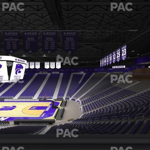 Bramlage Coliseum - Section Legends Lounge 17 Seat View