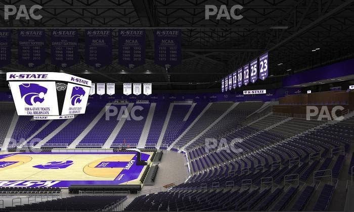 Bramlage Coliseum - Section Legends Lounge 17 Seat View