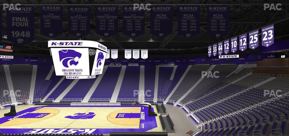 Bramlage Coliseum - Section Legends Lounge 18 Seat View