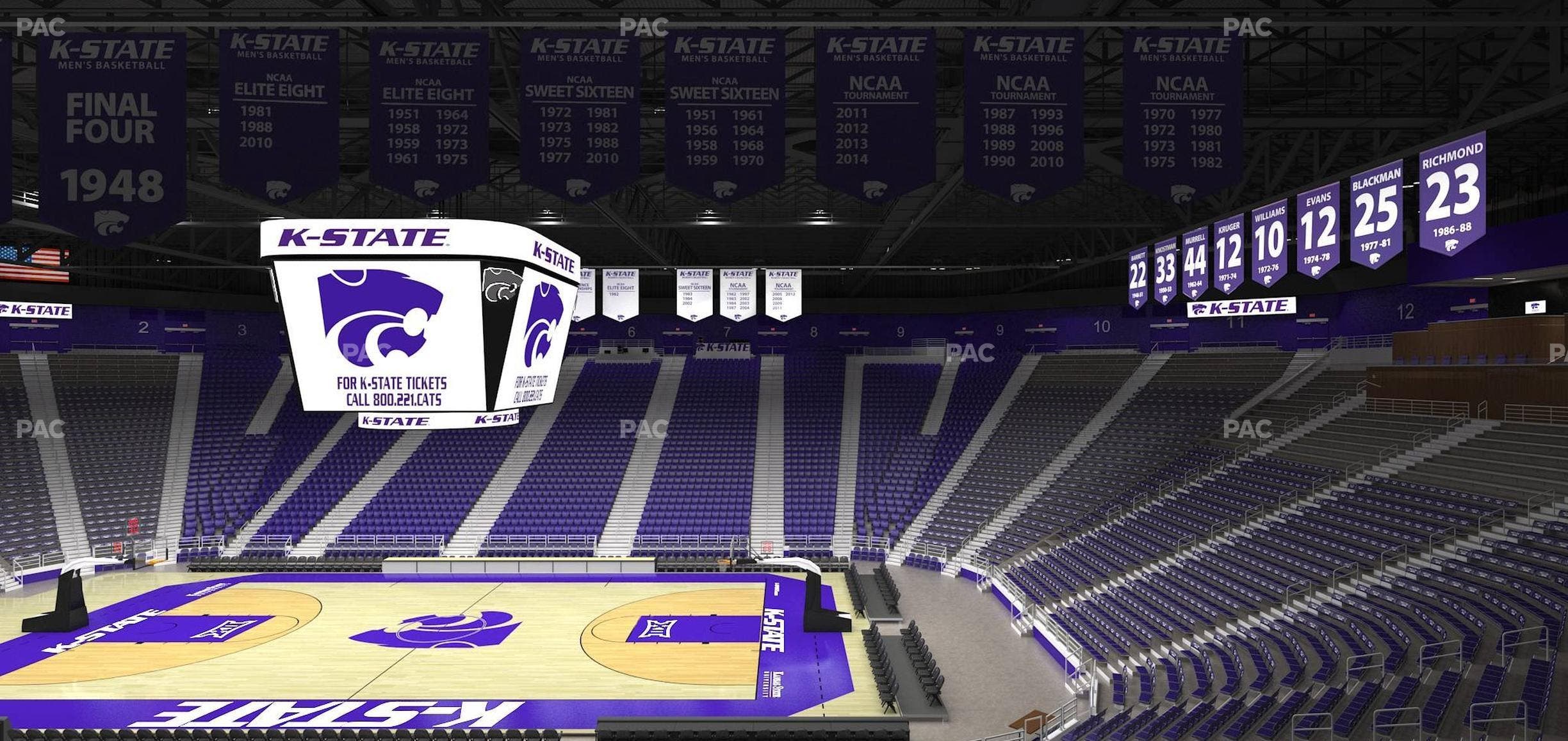 Bramlage Coliseum - Section Legends Lounge 18 Seat View