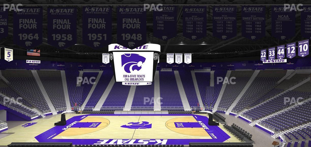 Bramlage Coliseum - Section Legends Lounge 19 Seat View