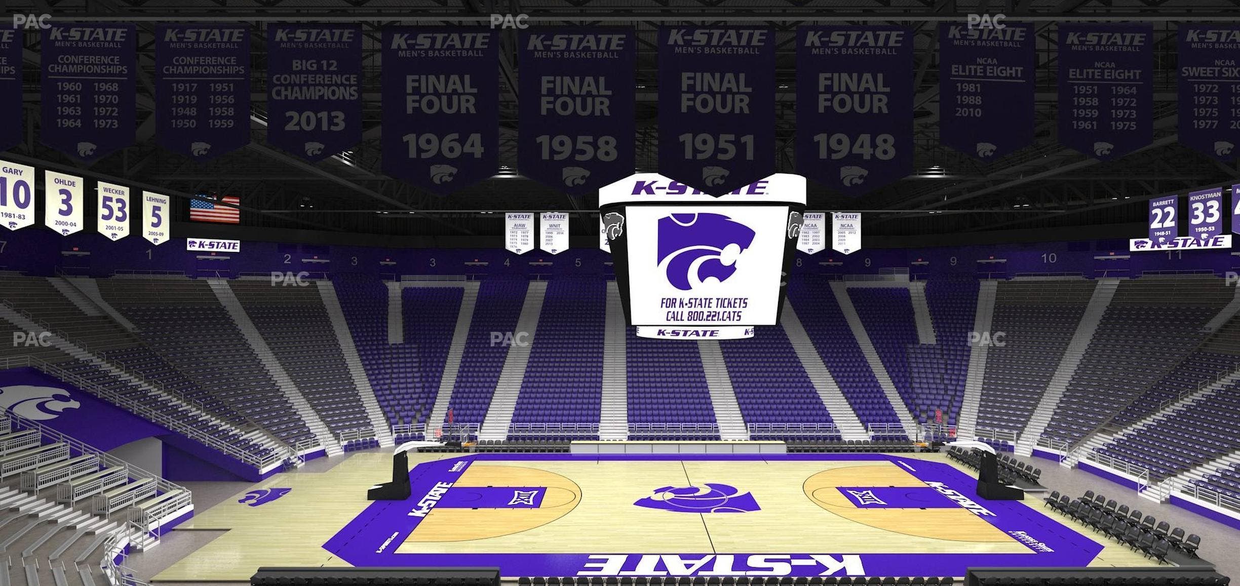 Bramlage Coliseum - Section Legends Lounge 20 Seat View