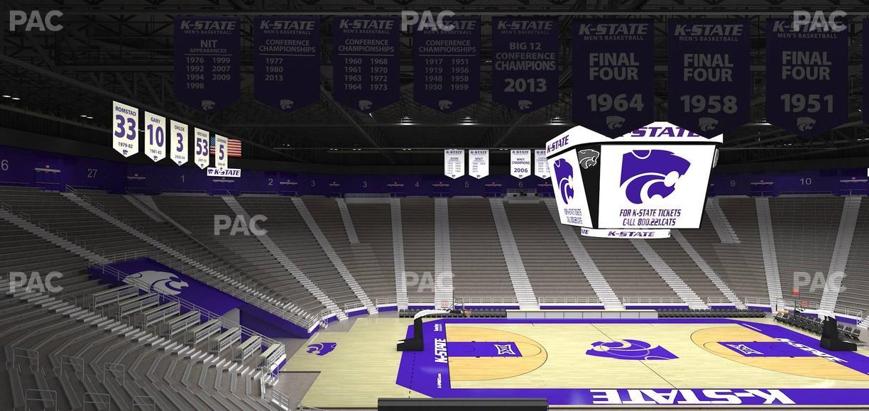Bramlage Coliseum - Section Legends Lounge 21 Seat View