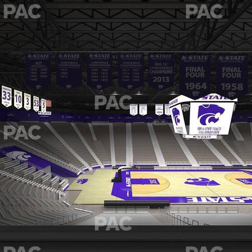 Bramlage Coliseum - Section Legends Lounge 21 Seat View