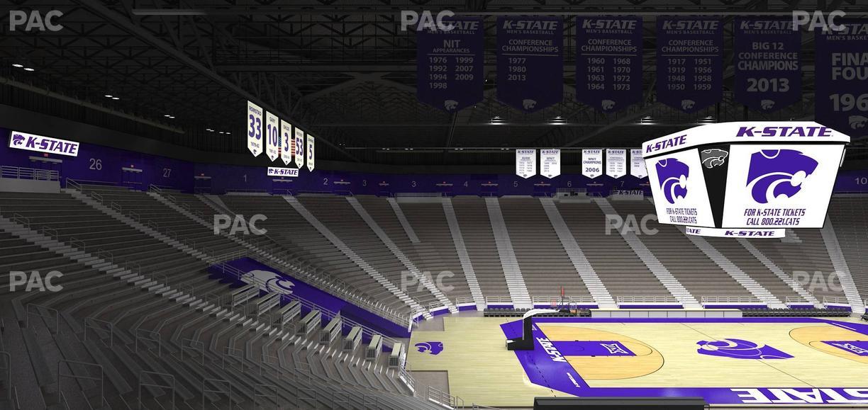 Bramlage Coliseum - Section Legends Lounge 22 Seat View