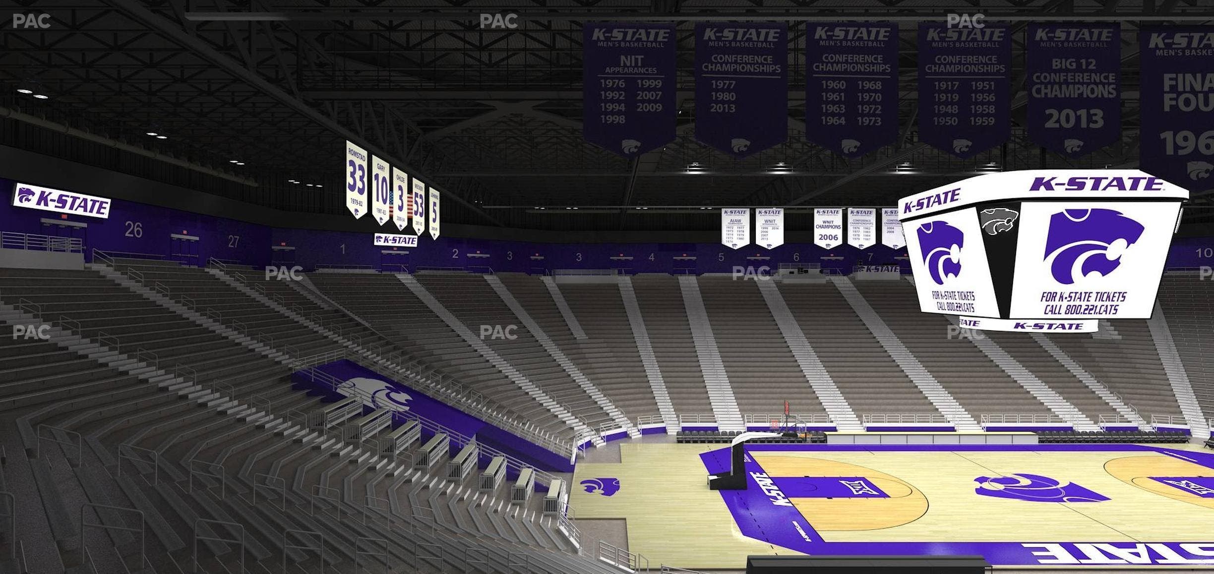 Bramlage Coliseum - Section Legends Lounge 22 Seat View
